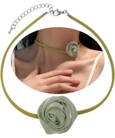 Buy OralGos Rose Petal Necklace - Vintage Camellia Flower Clavicle Chain Jewelry with Adjustable Straps in Purple - International Shipping Available - Buy Online on GoSupps.com