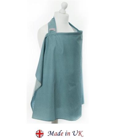 BebeChic.UK Oeko-Tex Certified 100% Cotton Breastfeeding Cover - Boned Nursing Top - Wild Thyme/White Dot - Buy Online on GoSupps.com