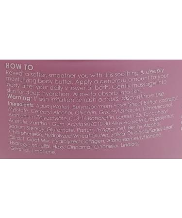 Ciroa BODY BUTTER Goat's Milk & Collagen Dermatologically Tested 15.8 oz (450gr) Pack of One - Buy Online on GoSupps.com