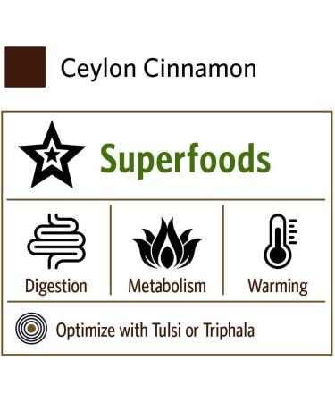 ORGANIC INDIA Ceylon Cinnamon Herbal Supplement - 90 Capsules | Vegan, Gluten-Free, Kosher, USDA Certified Organic, Non-GMO - Buy Online on GoSupps.com