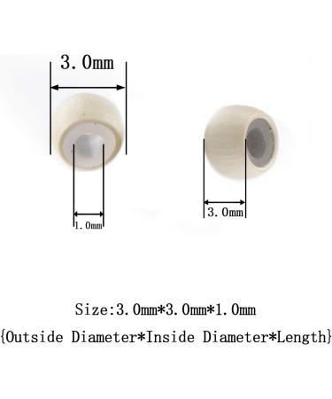 Vlasy Silicone Lined Nano Rings Beads for Hair Extensions - 1000pcs Blonde Nano Beads - Buy Online on GoSupps.com