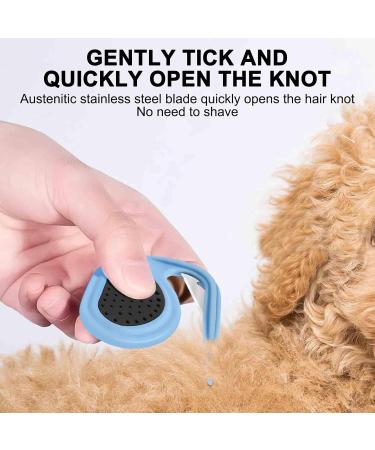 Best Knitting COMB PET - Cat & Dog Grooming Tool for Hair Removal | Knotting Comb for Cats | Pet Massage Brush (Black) - Buy Online on GoSupps.com