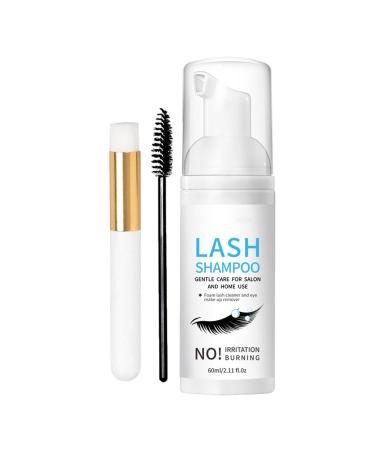 Eyelash Extension Cleanser | Eyelash Foam Cleanser | Eyelash Extension Foam Cleaner Eyelash Extension Cleaning Solution Extension Lash Foam Wash Lash Shampoo for Extensions