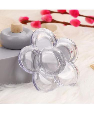10Pcs Bo tes de Correcteurs Transparentes Six Compartiments Forme Fleur de Prunier 5 5X5 5X1Cm R sistantes L'Usure pour Rouge Ongles DIY - Buy Online on GoSupps.com