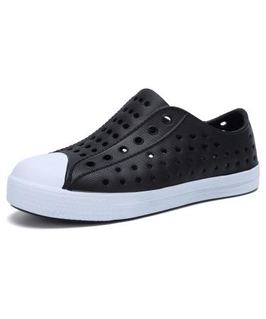 seannel Kids Water Shoes Slip-On Sneaker Lightweight Breathable Sandal Outdoor & Indoor 8 Toddler 1.black