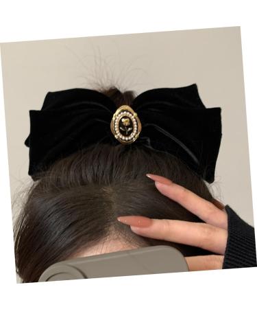 FRCOLOR Bowknot Pearl Hair Pearl Hair Barrettes Hairpins Hair for Women Hair Accessories for Women Barrettes for Women Hair Decoration Hair Pin Hair Clip Miss Cloth Big Hairpin The Flowers - Buy Online on GoSupps.com