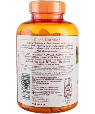 SD Calcium 1200mg - 170ct Bottle - High Strength Bone Health Supplement - Buy Online on GoSupps.com