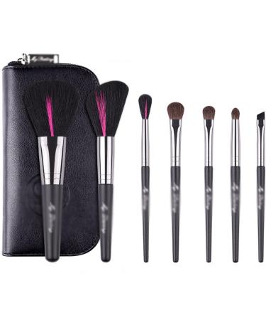 Buy A Touch Of Red Series Makeup Brush Set - 7 Essential Brushes for Beginners | International Shipping - Buy Online on GoSupps.com