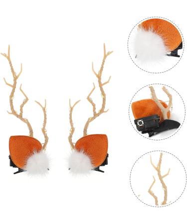Beaupretty 3 Pairs Christmas Glow Barrette Christmas Hair Pins Branch Hairpin Xmas Hair Clips Antlers Antler Hair Clips Photography Hair Clips Deer Hair Pin Christmas Socks Resin Elk - Buy Online on GoSupps.com