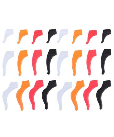 Exceart 24 pairs sunglasses ear handles anti-slip glasses ear passports made of silicone glasses holder ear hooks eye hooks connect glasses band Temple men and women