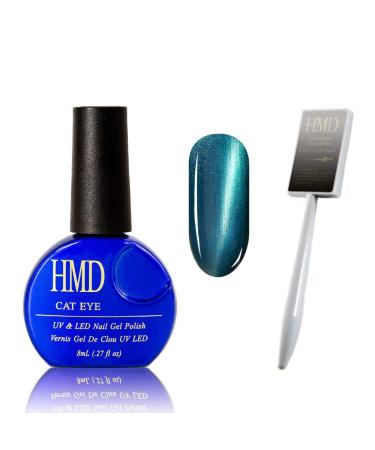 Canada HMD Soak Off UV LED Gel Nails Polish 3D Cat Eye gel coat # 001 with Magic stick (004)