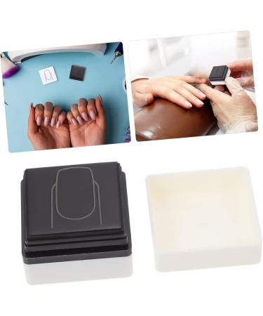 Housoutil manicure Painting Practicing Stamper Manicure tools Nail Art Salon Practice Supply practice supplies Accessories nail Practice Stamper Manicure Accessory 3.6x3.6cm White - Buy Online on GoSupps.com