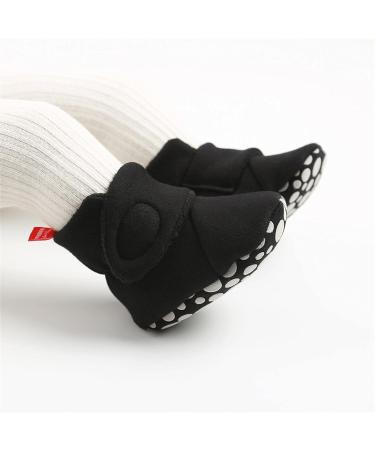 Baby Booties Slippers | Infant Boots for First Steps | Winter Sock Crib Shoes | Boys Girls 0-18 Months | 6-12 Months C Black - Buy Online on GoSupps.com