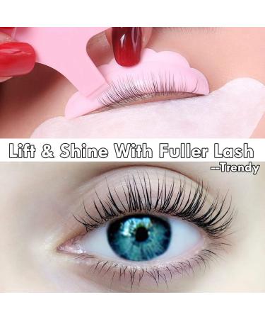 Libeauty Lash Lift Pads - DIY Eyelash Perm Rods & Curling Tool for At-Home Lash Lift - 10 Pcs Soft Silicone Shields - Pink, 5 Sizes (S, M, L) - Reusable - Buy Online on GoSupps.com