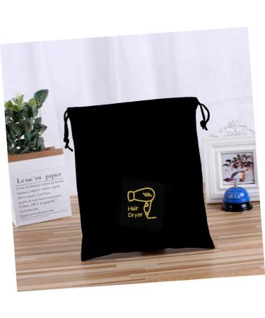 Mobestech 2pcs Hair Dryer Storage Bag Jewelry Organizer Bag Travel Portable Hair Dryer Bag Straight Hair Tool Blackx2pcs 30X26X1CMx2pcs - Buy Online on GoSupps.com