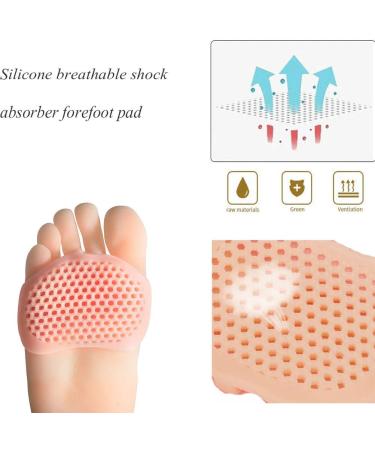Foot Cushion Pads - 4 Piece Midfoot & Toe Separator Set for Forefoot Pain Relief | Best Cushions for Comfortable Feet - Buy Online on GoSupps.com