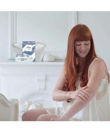 Dove Nursing Beauty Gift Set - Silky-Smooth Skin with Shower Gel Cream-Peeling & Body Yoghurt in Cultural Bag | 250ml + 225ml + 250ml - Shop Internationally! - Buy Online on GoSupps.com