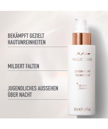 M. Asam Magic Care Overnight Treatment 50 ml - Anti-Aging Facial Care with Fruit Acids Reduces Pigment Spots & Pimples - International Shipping Available - Buy Online on GoSupps.com