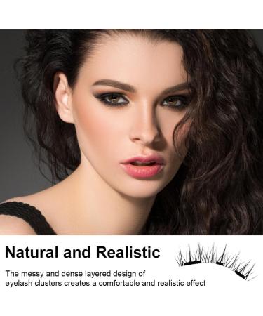 Magnetic False Eyelash False Eyelashes Reusable False Lashes Natural Look Soft and Comfortable for Women Makeup (size:A) - Buy Online on GoSupps.com