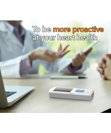 EMAY Portable ECG Monitor | Record ECG and Heart Rate Anytime Anywhere | Stand-Alone Device with LCD Screen and Storage | No Subscription Required - Buy Online on GoSupps.com