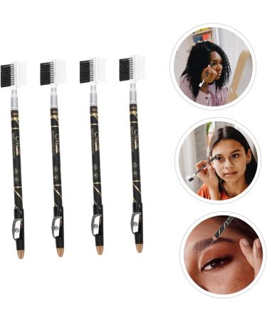Didiseaon 28 Pcs Two-in-one Eyebrow Pencil Makeup Pencils with Eyebrow Comb Wooden Portable Woman Eyeliner - Buy Online on GoSupps.com