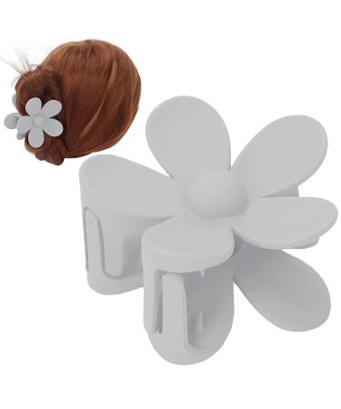 Buy Lightweight Large Flower Claw Clip | Durable Anti-Slip Hair Clip for Women & Girls - Light Gray - International Shipping Available - Buy Online on GoSupps.com