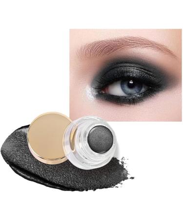  LOPHE LOPHE Long-Lasting Black Eyeshadow - High Pigmentation Water Resistant Metallic Eyeshadow - Shimmering Smudge-Proof Glitter Effect - Vegan - Cruelty-Free - 5g - Buy Online on GoSupps.com