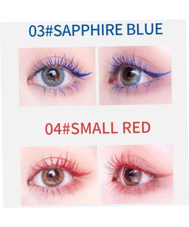 Angoily 6pcs Colored Mascara Women Mascara Eyelash Makeup Mascara Gold Arabic Perfume Bottle Makeup Tool Abs - Buy Online on GoSupps.com