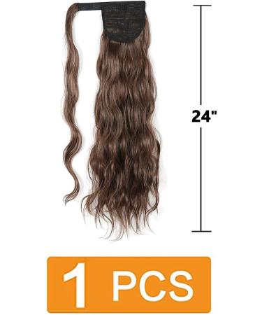 Prinfantasy Long Wave Wrap Around Ponytail Extension - 24 inch | Clip-in Hairpiece for Women MW124 - Buy Online on GoSupps.com
