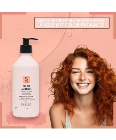  Sacha Care Expert Color Radiance Shampoo - Pomegranate and Niacinamide for color-treated hair - Preserves shine and health 500 ml - Buy Online on GoSupps.com