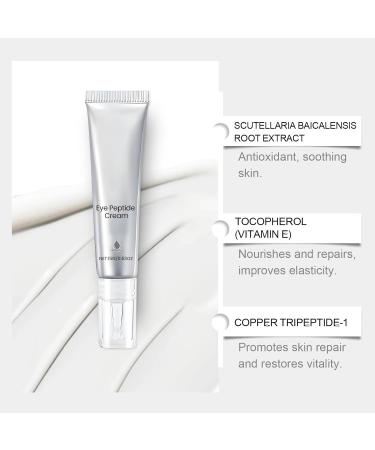 Peptide Eye Cream Anti Wrinkle Eye Cream For Dark Circles & Puffy Eyes With Peptides Eye Bags Remover Tightening Eye Cream Brightening Eye Cream Reduces Crow's Feet Fine Lines & Sagginess - Buy Online on GoSupps.com