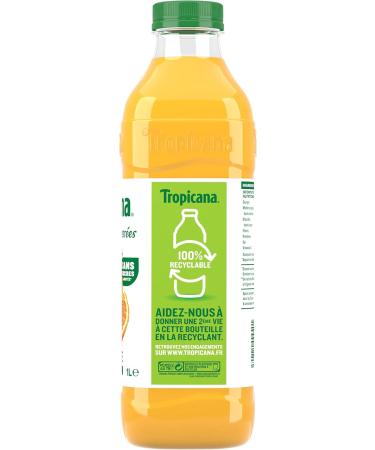 Tropicana Pure Orange Juice With Pulp 1L - Buy Online on GoSupps.com