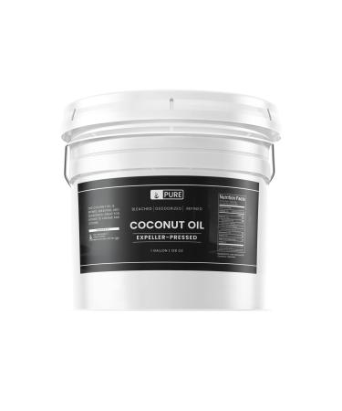 Pure Original Ingredients Coconut Oil (1 Gallon) Hexane-Free & Gluten-Free, Non-Hydrogenated 128 Fl Oz (Pack of 1) - Buy Online on GoSupps.com