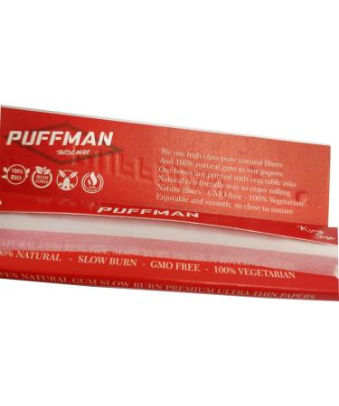 Puffman Classic Kingsize White Rice Papers (Box of 50 x 33 Papers) - Buy Online on GoSupps.com