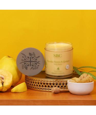 SBC Skincare Manuka Honey & Quince Body Butter - 400ml | Body Cream With Shea Butter And Vitamin E | Body Butter For Dry Skin | Restoring Body Lotion - Buy Online on GoSupps.com