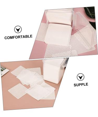 DOITOOL 2 Boxes Cleaning Pads Cleaning Cotton Pads Nails Supplies Lash Glue Remover Cleaning Tools Janitorial Supplies Lint Free Wipes Sheet White Eyelash Non-Woven Fabric - Buy Online on GoSupps.com