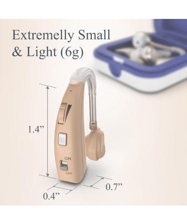 Delmicure Rechargeable Binaural Sound Device | Intelligent Noise Cancellation | 1303BEIGE-DUAL | International Shipping Available - Buy Online on GoSupps.com