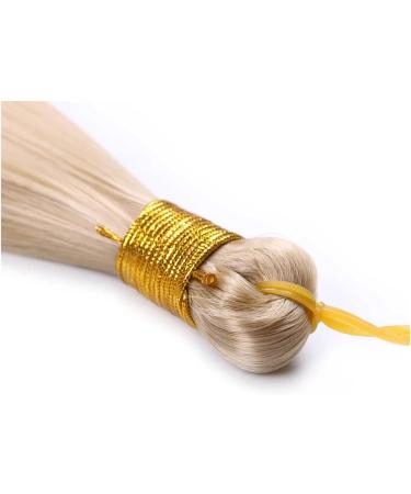 Feather Hair Extension 2 pcs Long Bone Straight Synthetic Hair Extension Easy Silky Bulk Crochet Braid Bundle Pre Stretched Fiber Braiding (Color : Grey Size : 22inches) 22inches Grey - Buy Online on GoSupps.com