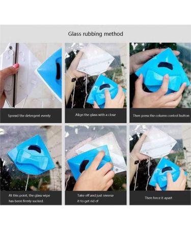 Magnetic Window Wiper Glass Cleaner Brush Tool Double Side Magnetic Brush 15-24Mm for Cleaning Washing Windows Glass Brushes Household - Buy Online on GoSupps.com