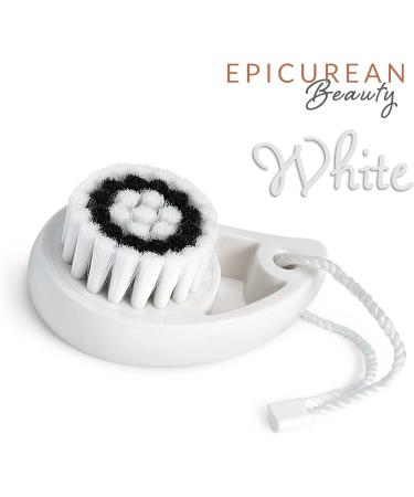 Epicurean Beauty Mini Soft Scrubber Face Brush - Pink | Gentle Manual Exfoliation - Buy Online on GoSupps.com