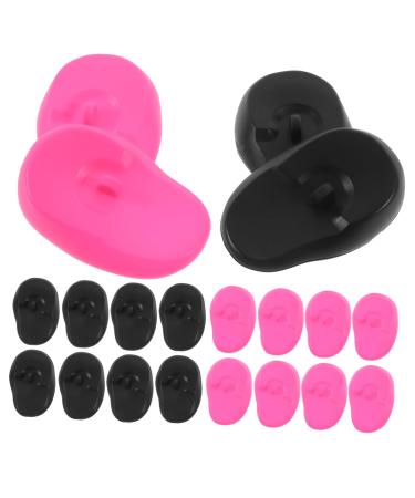 Hemobllo 10 Cache Oreilles Silicone pour de Cheveux Oreilles Portables Accessoires de Salon de Coiffure R utilisables et Lavables Confortables et Pratiques