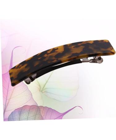 Beaupretty Acrylic Hair Barrettes French Hair Bang Clips Simple Hair Clips Retro Hair Clips Acrylic Hairpin Girls Hair Clips Bobby Clips Women Barrettes Resin Hair Clips Bracket Fashion Bride 9.5*2.5cm Coffee - Buy Online on GoSupps.com