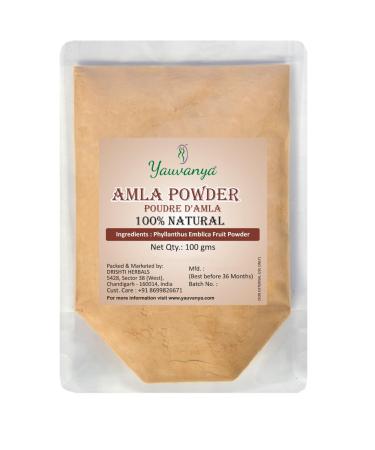 Yauvanya Pure Amla (Indian Gooseberry) Powder for Hair 3X100 gms