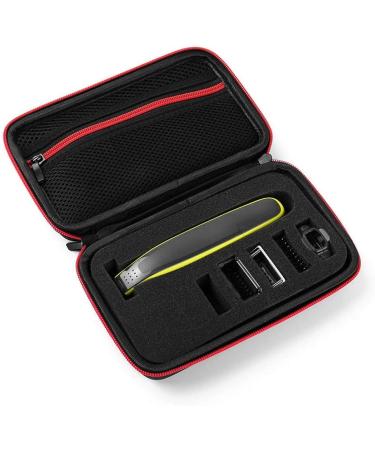 Yctze Nylon TPU Electric Shaver Travel Carry Case Men s Portable Hair Shaving Tool Organizer Compatible with Various Models (Black Red) - Buy Online on GoSupps.com