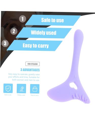 VINTORKY Eyeliner Stamp Silicone Eyeliner Aid Eyeliner Mascara Shield Eye Makeup Tools Eyeliner Tool Eye Liner Pencils Eyelash Stencils Reusable Eyelash Tool Silica Gel Multifunction Purple 12.00X6.00X0.50CM Purple - Buy Online on GoSupps.com