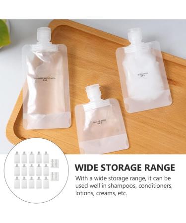 1 Set of Simple Practical Essence Lotion Sub Bag Lotion Sample Bag Travel Size Refillable Empty Squeeze Pouch for Cosmetic 100ml - Buy Online on GoSupps.com