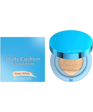  Yplkm Cushion Foundation Corrective Cushion with Matte Finish and High Coverage Lightweight Corrective Makeup Cream for Business Trips Travel School Beach - Buy Online on GoSupps.com