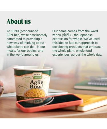 ZENB Gluten-Free Instant Pasta Pot - Yellow Pea Pasta - Vegan & Coeliac Friendly - Flavours of the World - Buy Online on GoSupps.com
