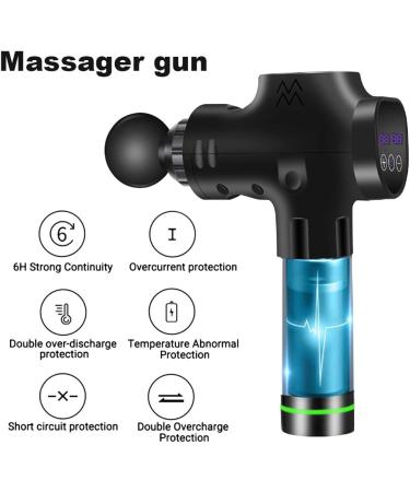 Electric Massage Gun - Ultimate Muscle Relaxation Device for Neck & Back Pain Relief - Buy Online on GoSupps.com