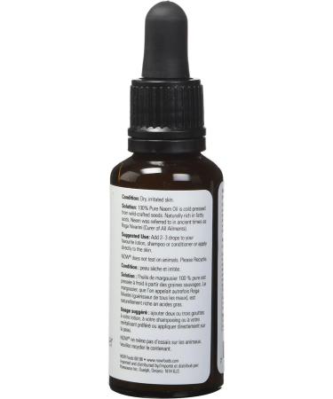 NOW Solutions Neem Oil 100% Pure Made From Azadirachta Indica (Neem) Seed Oil Natural Relief from Irritation and Other Skin Issues 30ml - Buy Online on GoSupps.com